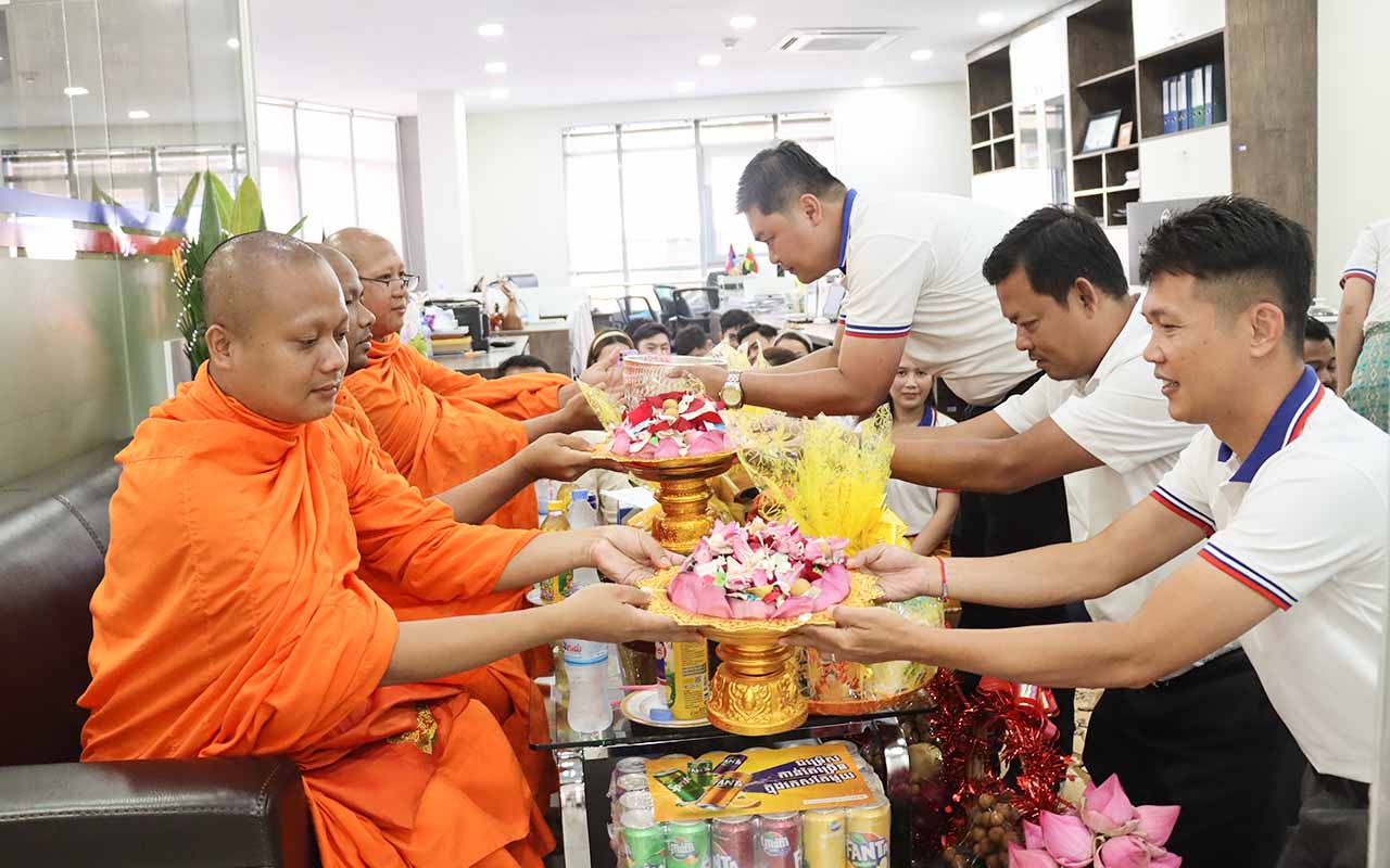 First Cambodia Celebrated a Praying Ceremony to Welcome Khmer New Year in Upcoming April 14-16, 2023