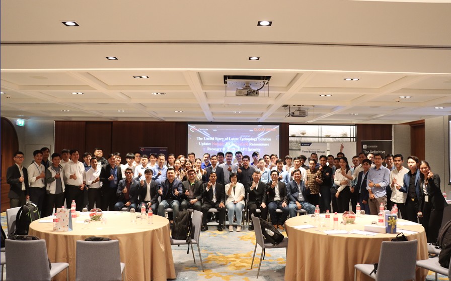 Event on “The Untold Story of Latest Technology Solution Update: Nutanix HCI, ExaGrid Ransomware Recovery & Noname API Security” at Hyatt Regency Phnom Penh