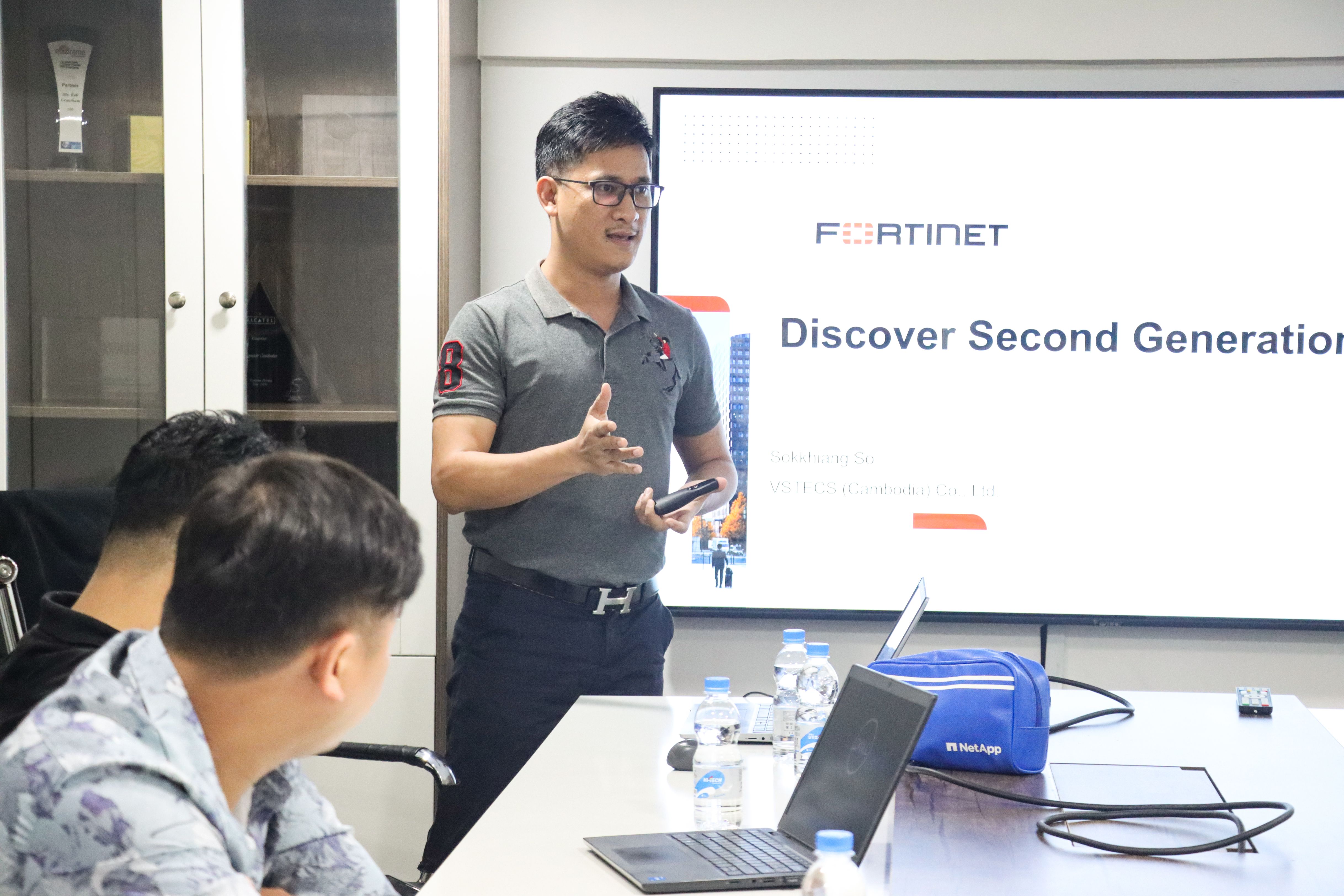 VST ECS Cambodia Offered “FortiEDR Solution by Fortinet” Training for Advanced Endpoint Protection of Organizations at Any Size